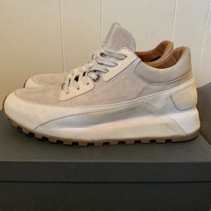 John Varvatos Collection Suede Waffle Trainer
